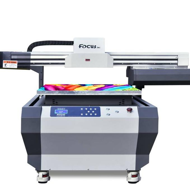 Hot Sale A1 A2 A3 6090 LED UV Flatbed DTF Transfer Film Sticker Printer with Varnish New Condition 1 Year Warranty