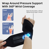 Masseur électrique pour les mains avec EMS et TENS, support de poignet sans fil, appareil de massage chauffant pour soulager l'arthrite