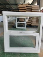 Fenêtre verticale simple en vinyle, double vitrage réfléchissant, insonorisée, économe en énergie, en PVC, pour cuisine et salle de bain, vente en gros