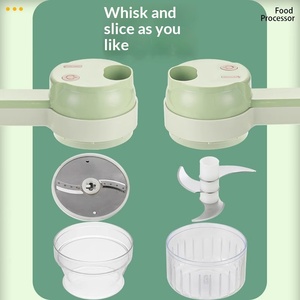 Procesador de Alimentos Eléctrico Recargable, Herramienta de Cocina Multifuncional para Picar y Rebanar Verduras - Product Image 3