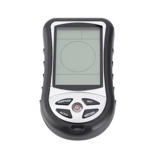 Multimètre numérique noir multifonctionnel pour la randonnée en plein air, altimètre, baromètre, prévisions météorologiques - Product Image 1