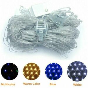 Nhà Máy Outlet <span class=keywords><strong>RGB</strong></span> 1.5*1.5M <span class=keywords><strong>LED</strong></span> Net lưới cổ tích chuỗi ánh sáng Vòng hoa rèm cửa sổ tiệc cưới kỳ nghỉ giáng sinh trang trí - Product Image 3