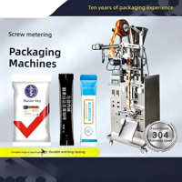 Machine d'emballage entièrement automatique en acier inoxydable 304 pour poudres, avec dosage par vis, pesage et portionnement, pour poudres probiotiques et farine
