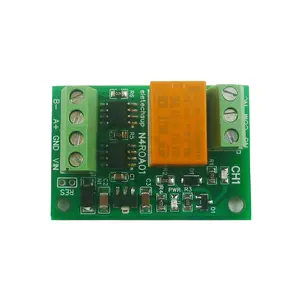 DC 12V 24V 1CH 3A scheda relè piccola RS485 UART porta seriale interruttore MODBUS RTU comando 01/03/05/06/15/16 codice funzione modulo