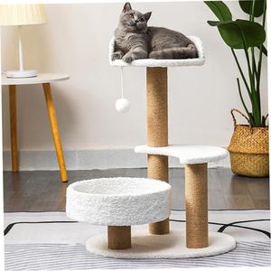 Poteau à gratter pour chat en forme de pont en arc, tour de jeu pour chat, produits pour animaux de compagnie d'intérieur, design intéressant, grimpe pour chat - Product Image 1