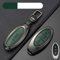 Accessoires de voiture DM 2025 en alliage de zinc de qualité supérieure avec étui en cuir pour porte-clés de voiture adapté à Bestune T77 T99 B70 B70S NAT EV