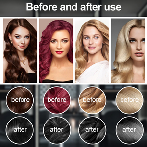 Shampoo Colorante per Capelli a Marchio Privato, <span class=keywords><strong>Colorazione</strong></span> Rapida Senza <span class=keywords><strong>Ammoniaca</strong></span>, Copertura Completa, Colore Castano Dorato - Product Image 4