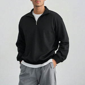 เสื้อสเวตเชิ้ตฮิปฮอปแขนยาวคอซิป คอตตอนเนื้อหนา ระบายอากาศได้ดี สำหรับผู้ชาย ยี่ห้อ Kingsen รุ่น Custom ผ้าเทอร์รี่ เหมาะสำหรับฤดูใบไม้ผลิ - Product Image 5