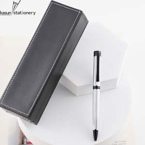 Stylos à bille en métal personnalisés en gros avec logo, stylo publicitaire promotionnel, encre noire 1,0 mm, pour cadeaux d'entreprise et usage de bureau - Product Image 5