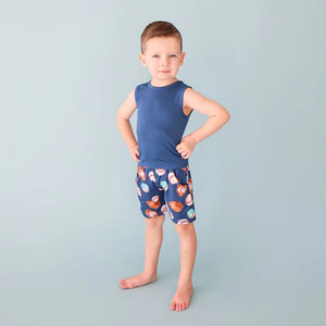 Ensemble de vêtements pour bébés garçons, débardeur et short personnalisés en gros, imprimés Homer - Product Image 2
