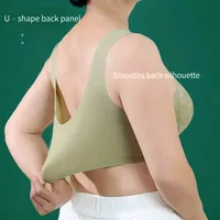 Soutien-gorge d'allaitement et de grossesse grande taille à fermeture avant, sans armatures, sans coutures, en dentelle, type bandeau, confortable