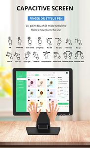 Nhà Máy Giá 17 inch 1600*900 Độ phân giải cảm ứng điện dung màn hình Màn hình không thấm nước với vỏ sắt kim loại trường hợp mạng Ethernet - Product Image 6