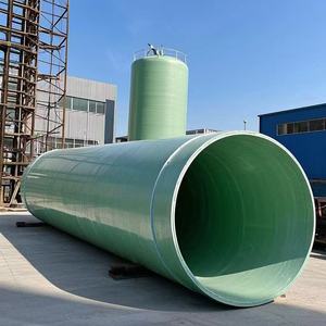 Tubos FRP resistentes a ácidos y álcalis Estructura sándwich 30%-70% Reducción de peso Reduce el ruido del transporte - Product Image 1