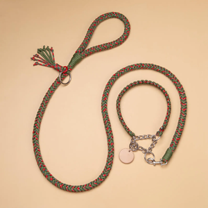 <strong>Dog</strong> Lover Gifts Handmade Braided Paracord <strong>Dog</strong> <strong>Collar</strong> and Leash Set with <strong>Dog</strong> ID Tag - Product Image 4