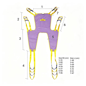 Imbracatura di Sollevamento Paziente Traspirante in Rete con Apertura sui Glutei, Imbracatura Portatile <span class=keywords><strong>per</strong></span> Sollevamento Infermieristico <span class=keywords><strong>per</strong></span> <span class=keywords><strong>Disabili</strong></span> - Product Image 1