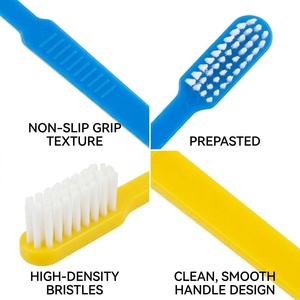 Kit da Viaggio per Adulti con Spazzolino e Dentifricio Pre-Incorporato, Monouso per Hotel e Cliniche Dentistiche - Product Image 3