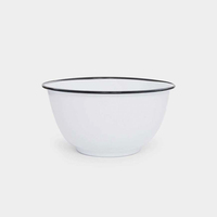 Chine Prix bon marché Offre Spéciale 20cm Vaisselle de cuisine réutilisable Dîner Bol à mélanger émaillé de couleur personnalisée de qualité alimentaire pour salade