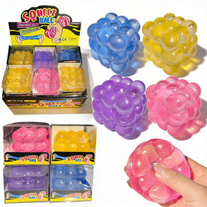 Marbled Maltose Ice Cube <b>Squishy</b> Toy Slow Rebound Stress Relief Squeeze Fidget Cube for Kids & Adults Sensory Anxiety Relief Toy - Product Image 1
