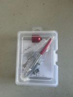 Kit aérographe en aluminium B-131 de fabrication chinoise, double gobelet en plastique, alimentation par gravité, 4CC, buse de 0,4 mm, personnalisation OEM, garantie 1 an