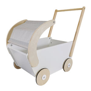 2-en-1 marchette d'apprentissage pour bébé poussettes en <span class=keywords><strong>bois</strong></span>-trotteurs pour tout-petits jouets avec roues pour filles garçons, Wagon Toy Walkers Sturd - Product Image 1