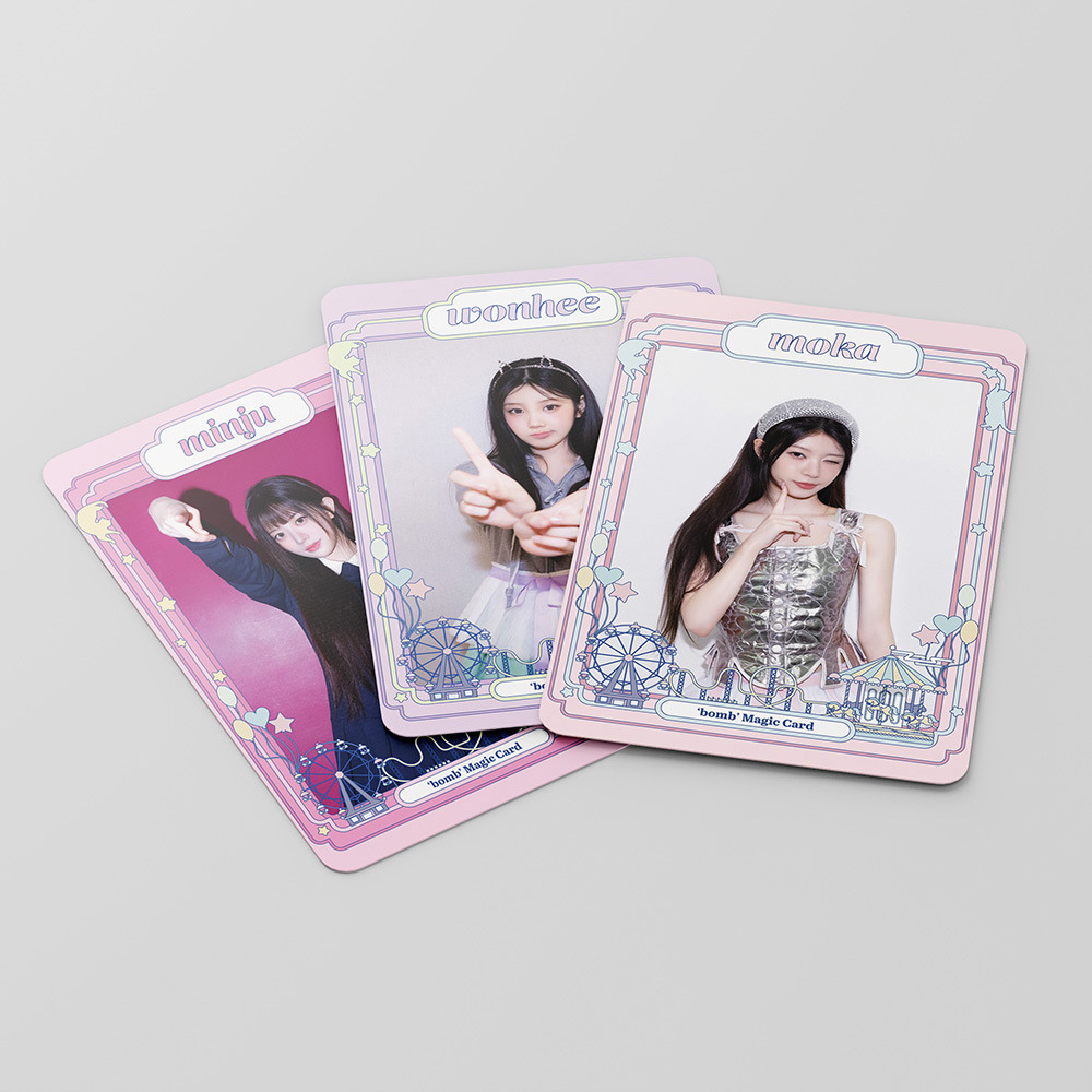 55Pcs/Set Kpop ILLIT JAPAN SINGLE Fashion Lomo Cards Wonhee Moka
