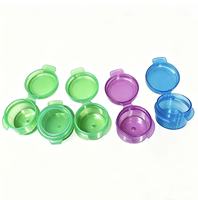 Bocaux en plastique à couvercle articulé 1g 3g 5g 10ml, contenants cosmétiques et médicaux, flacons à capsules