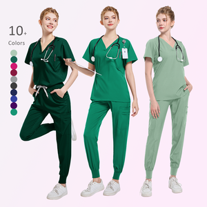 Mode Scrubs Uniformes et Costumes Ensembles Hôpital Porter Infirmière Infirmière Accessoires Medical Scrub Ensembles Uniforme Médecin SPA pour Femmes - Product Image 1