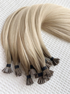 Extensions de <span class=keywords><strong>cheveux</strong></span> en kératine italienne en gros 2026, pointe plate en K, <span class=keywords><strong>cheveux</strong></span> humains doublement étirés, extensions de <span class=keywords><strong>cheveux</strong></span> Remy en kératine - Product Image 4