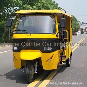 Motociclo a Tre Ruote a Carburante con Carrozzeria Chiusa, Tuk Tuk Motorizzato per Passeggeri <200W <110cc - Product Image 2