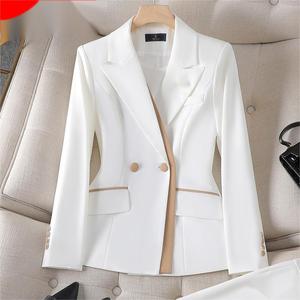 Artı boyutu kore versiyonu kadın uzun kollu profesyonel takım elbise resmi kıyafet röportaj satış iş elbisesi ceket <span class=keywords><strong>blazer</strong></span> - Product Image 6