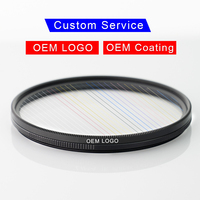 Filtre d'objectif en verre OEM 40.5-95mm Blue Orange Flare FX pour appareil photo