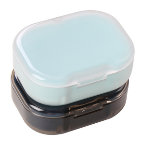 Étui de Rangement Carré en Silicone Portable et Fin pour Gouttières Orthodontiques avec Fermeture Magnétique, pour Nettoyage de Prothèses Dentaires Personnalisées - Product Image 5