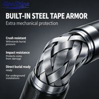 Câble d'alimentation en cuivre isolé XLPE YJV en gros, 5 conducteurs, 4mm, 6mm, 10mm, 0.6/1kV pour câblage électrique d'équipements industriels