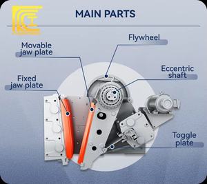 Korrosionsbeständiger Backenbrecher mit Verzinktem Rahmen für Kusten-Steinbruch-Anwendungen - Product Image 5