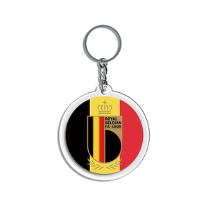 Porte-clés rond en acrylique personnalisé avec logo d'équipe de football, style club, pour les États-Unis, le Canada et le Mexique, collection transfrontalière 2026 - Product Image 3