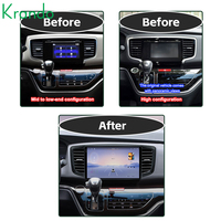 Layar Radio Mobil Sistem Android Krando 10.36" untuk Honda Odyssey 2015-2018, Stereo Android, GPS, Multimedia, Wireless Carplay, 4G WIFI