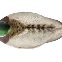 Leurre de Canard Colvert de Chasse en PE Vert de Haute Qualité, Étanche, pour Décoration de Jardin Extérieur