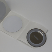 SUNLANRFID personalizado 40mm de diámetro para programador de Chip Mini RFID NFC etiqueta adhesiva para redes sociales 860-960MHz frecuencia