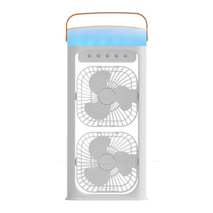 Ventilateur de pulvérisation USB multifonctionnel Humidificateur de brouillard personnel Humidificateur de table refroidi à l'eau Humidificateur d'ambiance multicolore pour voitures - Product Image 1