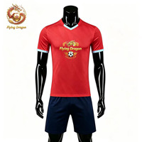 Peluncuran Produk Baru: Jersey Sepak Bola Lengan Pendek Pria Berkualitas Tinggi 100% Poliester OEM Grosir Nomor Kustom