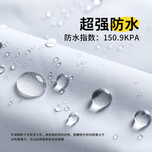 Imperméable de moto style coupe-vent en tissu Oxford pour vélo électrique avec manches, poncho long intégral anti-pluie forte pour <span class=keywords><strong>homme</strong></span> - Product Image 3