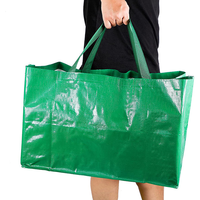 Grand sac à provisions fourre-tout personnalisable personnalisé multicolore logo imprimé écologique recyclable laminé sac tissé en PP