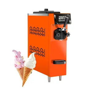 Máquina de fazer sorvete macio de aço inoxidável de cabeça única 12L/hora preço mini máquinas de sorvete para venda