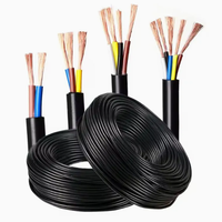 Câbles électriques flexibles H05VV-F H07VV-F à conducteurs en cuivre multiconducteurs, isolés en PVC, 450V/750V, fils en cuivre souples