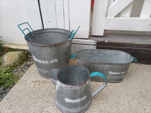 <span class=keywords><strong>Macetas</strong></span> de Metal Duraderas de la Serie Bonnie, Venta Directa de Fábrica, Ideales para Jardín, Ventana o Mesa - Product Image 3