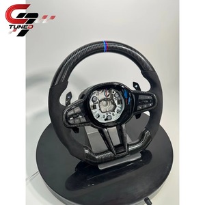 Volant en fibre de carbone pour <span class=keywords><strong>BMW</strong></span> F40 F44 G20 G22 G23 G26 G29 G42 M240i M340i G30 G32 G01 G02 G05 G06 G07 G14 G15 G16 G11 - Product Image 4