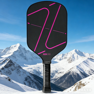 Raquette de pickleball portable en fibre de carbone graphite T700 sans bordure, allongée, thermoformée, approuvée USAPA, personnalisée par le fabricant - Product Image 1