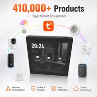 Panel de Control Inteligente Zigbee Inalámbrico Tuya para Hogar Inteligente, Pantalla de 4 Pulgadas, Control por Voz Alexa, Automatización del Hogar