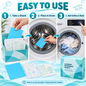 Plant Based Laundry Detergent Sheets Gentle Formula Laundry Tables for Daily Fabric Washing - Product Image 5