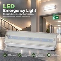 Lumière d'urgence à panneau pour forage offshore, à alimentation ininterrompue, en polymère haute densité, anti-infiltration, avec logo OEM personnalisé